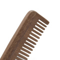 High Quality Personalized Wood Beard Comb Natural Wooden Comb